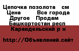 Цепочка позолота 50см › Цена ­ 50 - Все города Другое » Продам   . Башкортостан респ.,Караидельский р-н